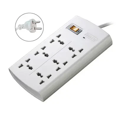 Huntkey SZM604 6 Port Power Strip 3M White Price in Bangladesh