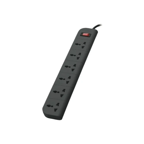 Belkin 6-Socket Surge Protector 2 Meter Grey Power Strip