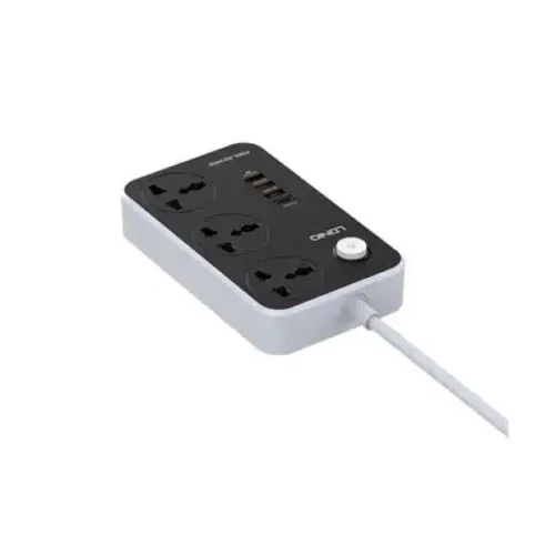 Ldnio Sc2311 Fast Charging 2 Way 5 Port Wall Power Socket With Led Lamp